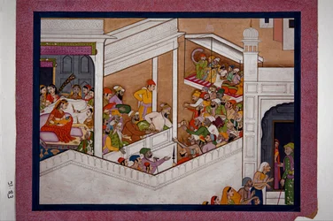 Feiern zur Geburt Krishnas